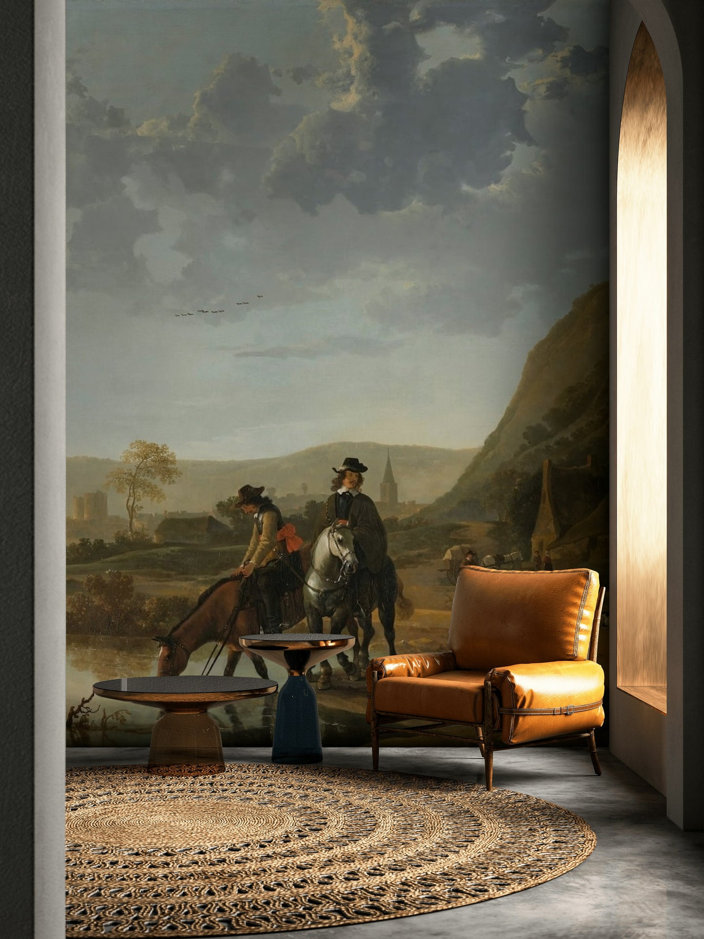 Dutch Countryside Wallpaper Pastoral River Wall Mural