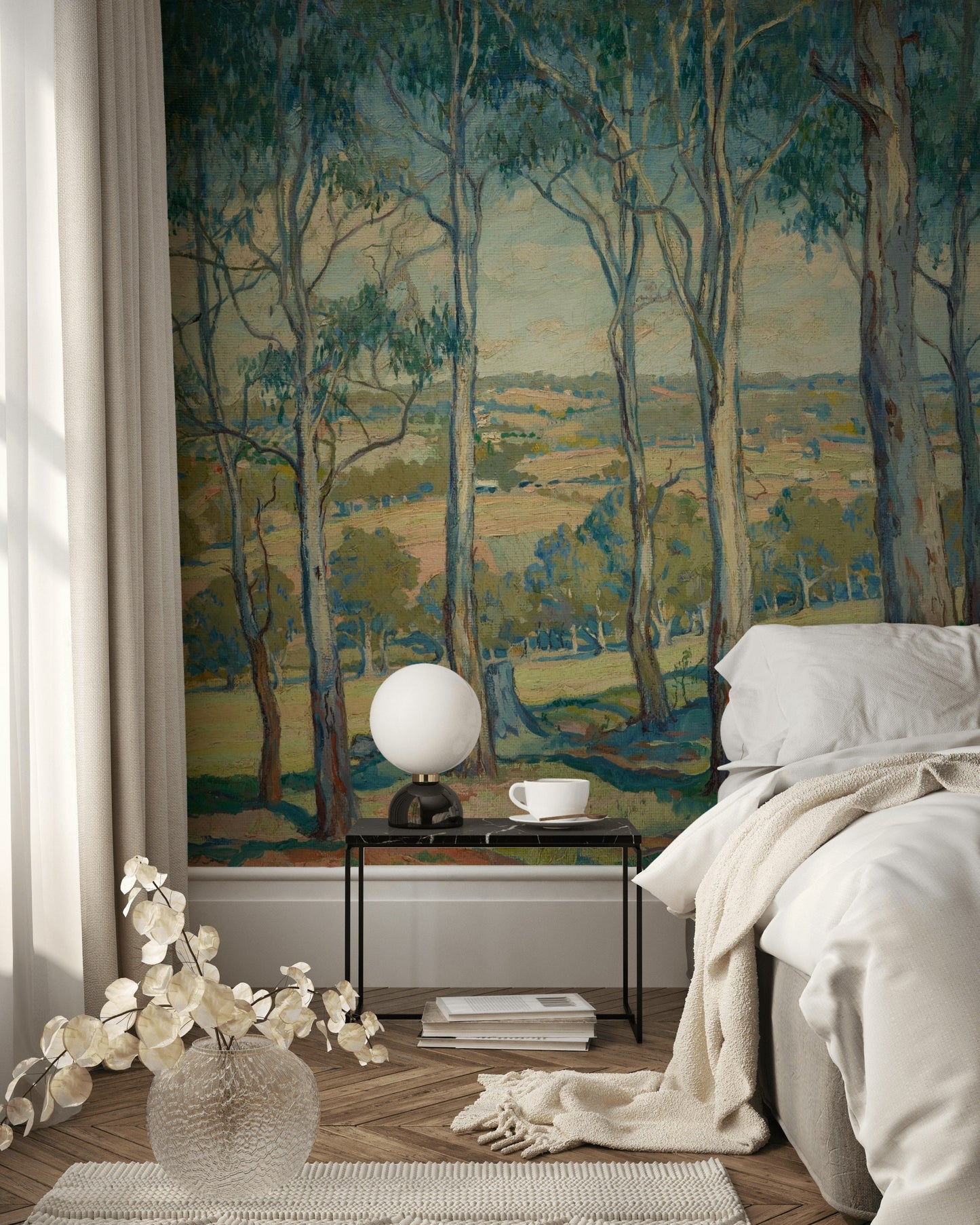 Through the GuTrees Toongabbie Wallpaper Scenic Wall Mural