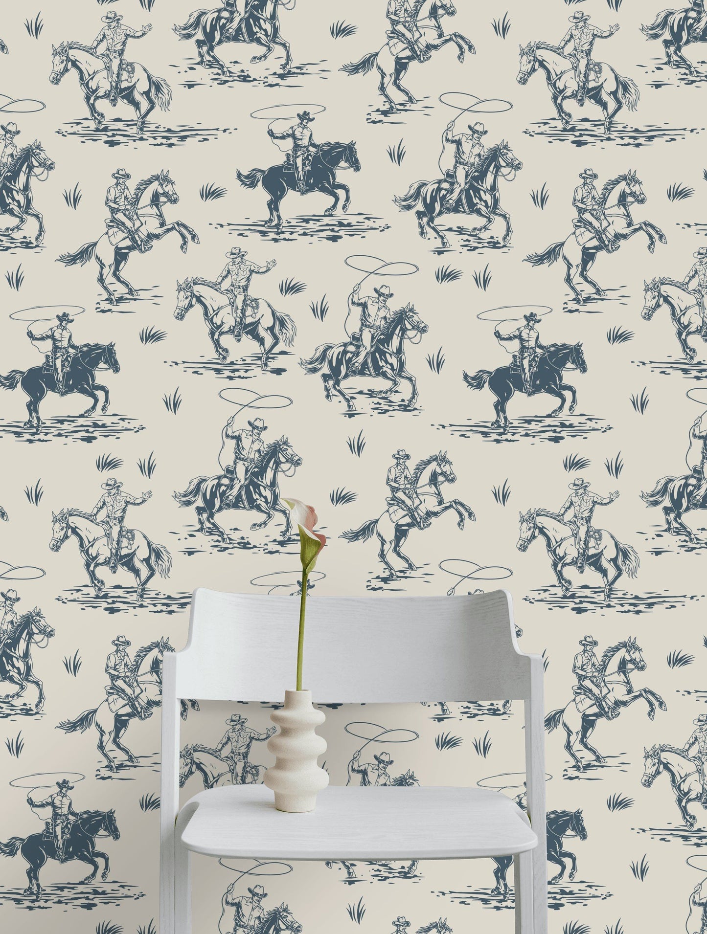Western Cowboy Wallpaper Rustic Rodeo Wall Mural