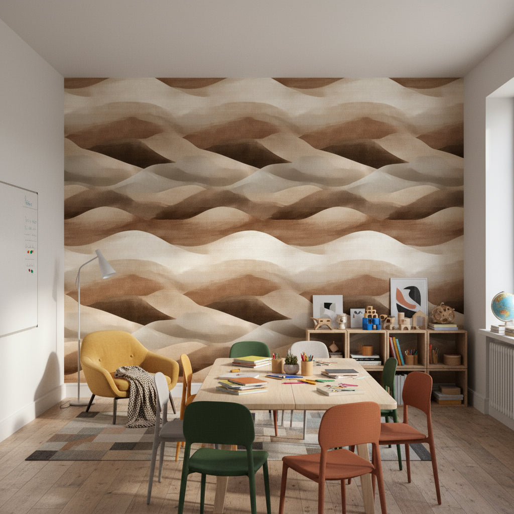 Abstract Wallpaper Modern Minimalist Removable Wall Decor