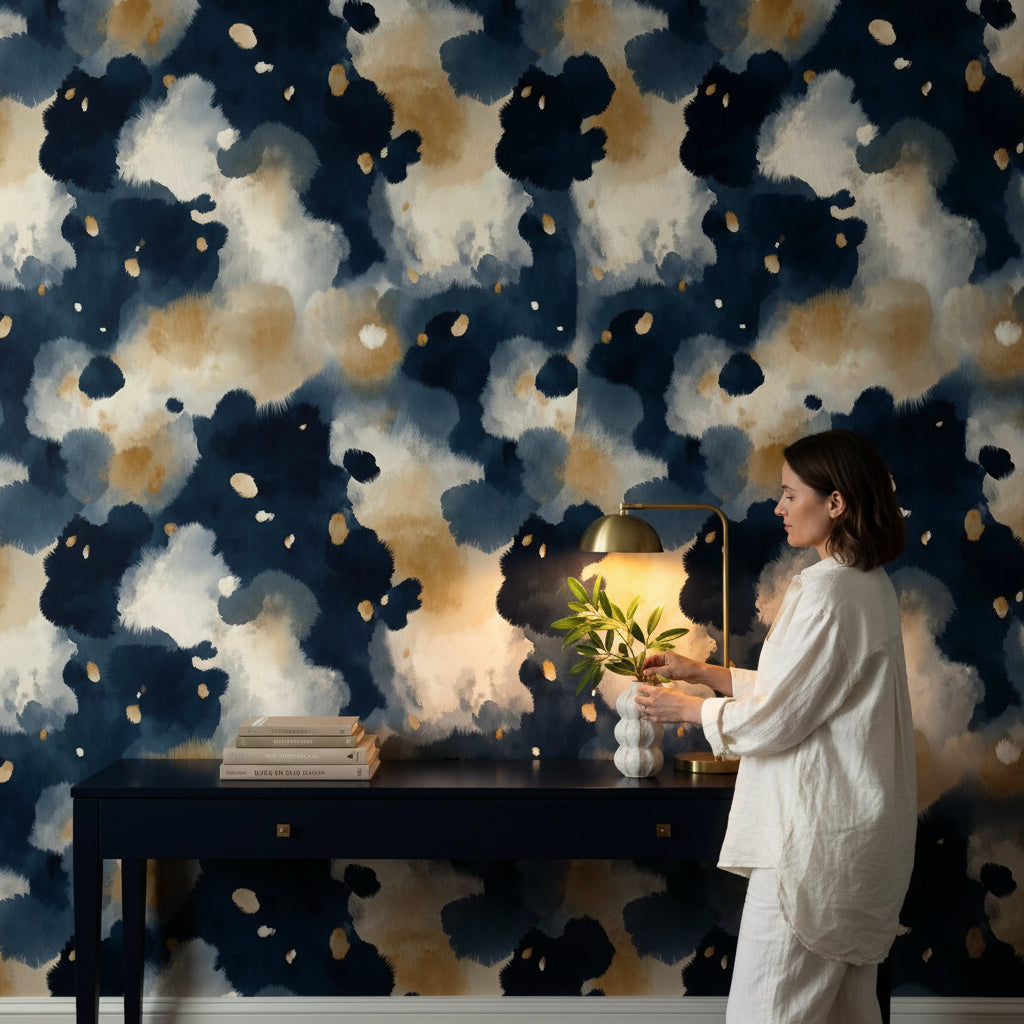 Abstract Pattern Wallpaper Artistic Modern Wall Decor