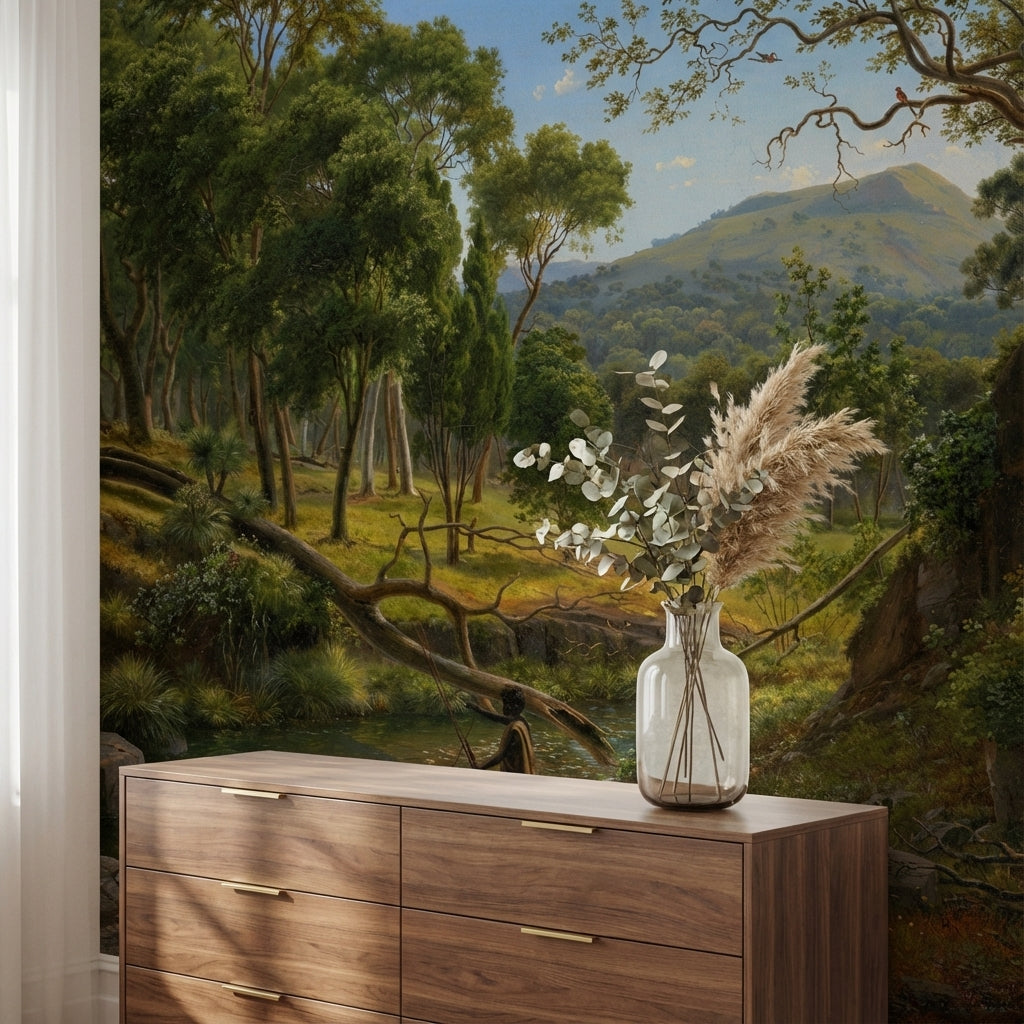 Nature Landscape Wallpaper Forest Scenic Wall Mural