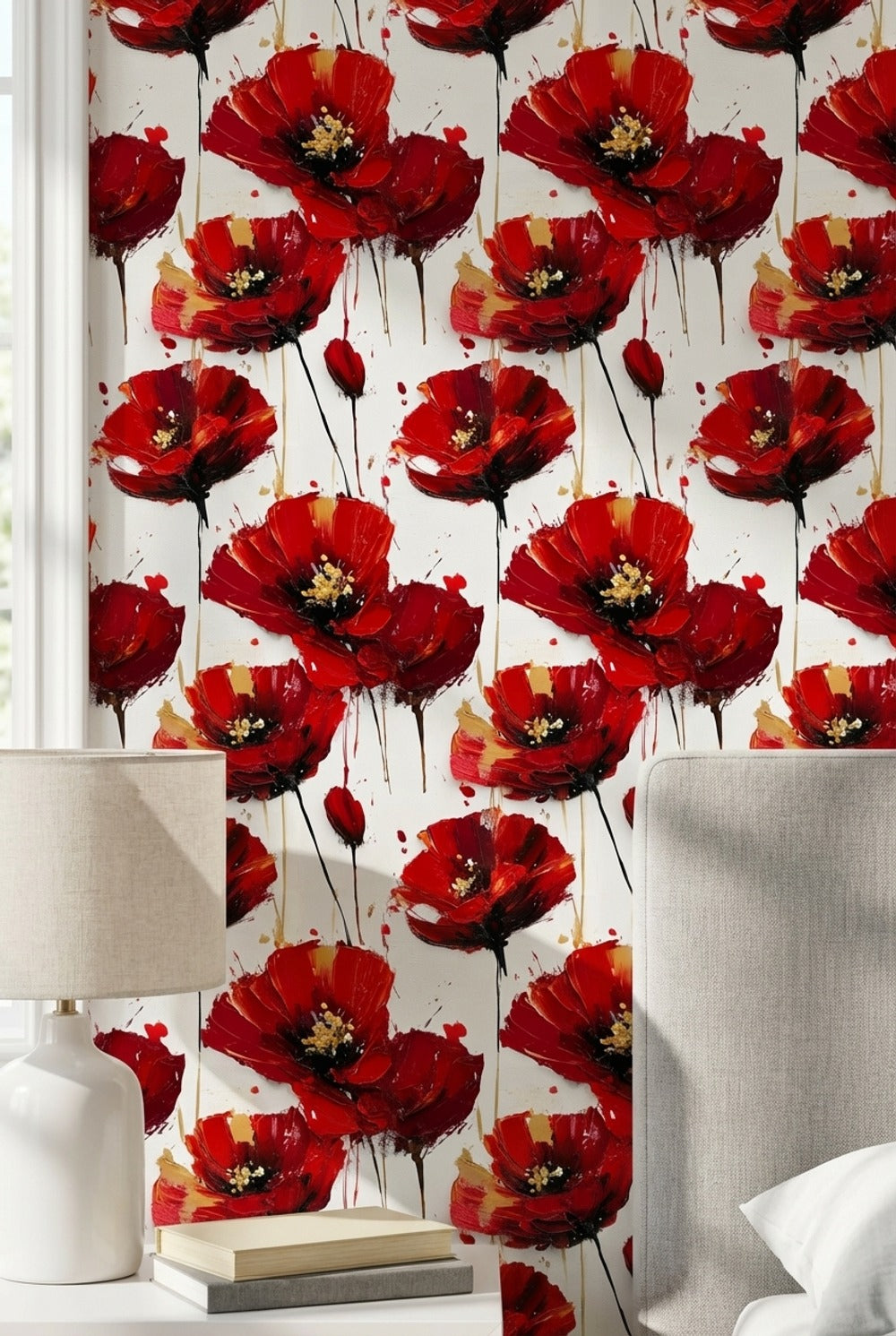 White Background Wallpaper Abstract Decorative Mural