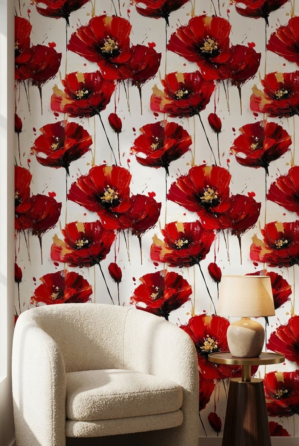 White Background Wallpaper Abstract Decorative Mural