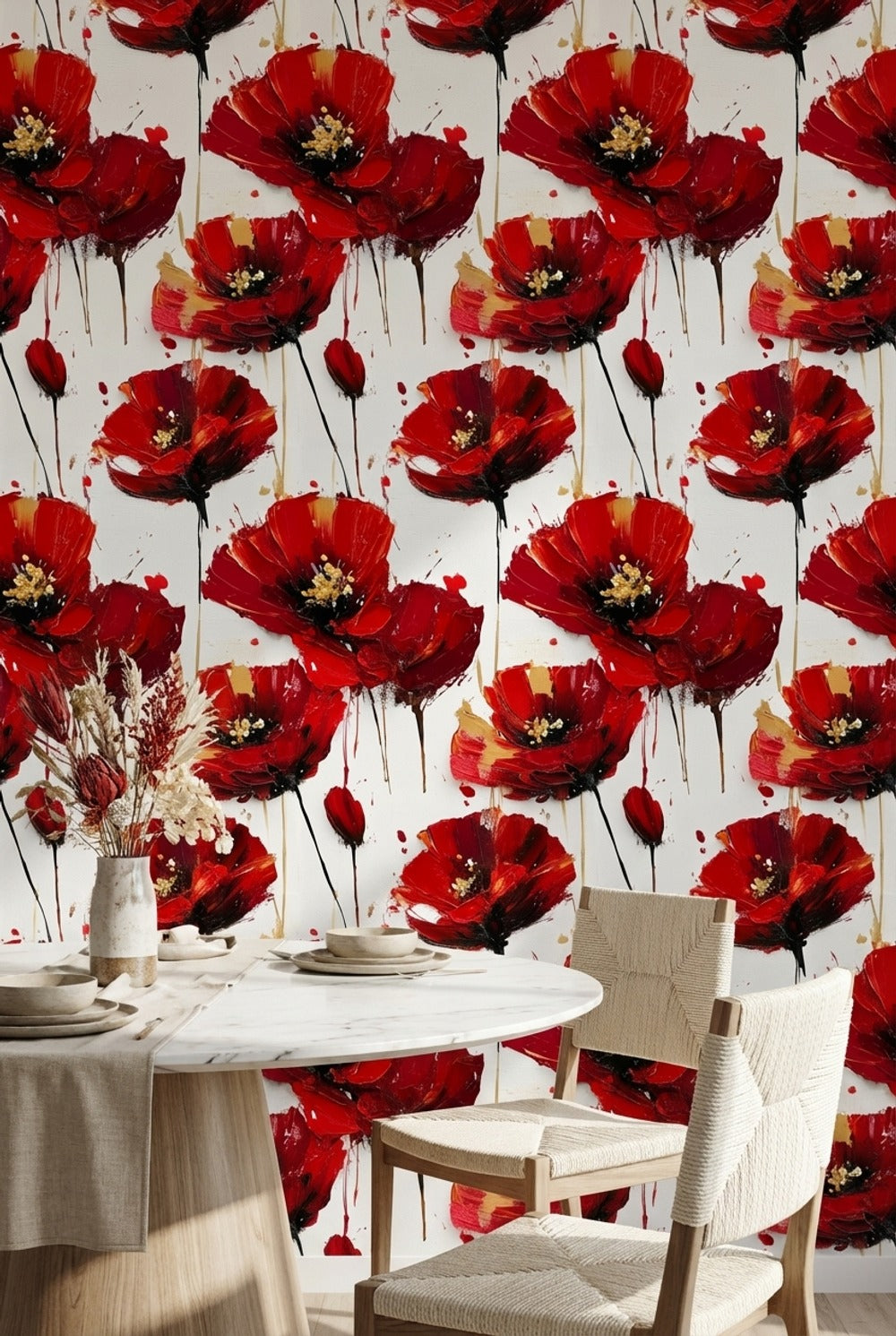 White Background Wallpaper Abstract Decorative Mural