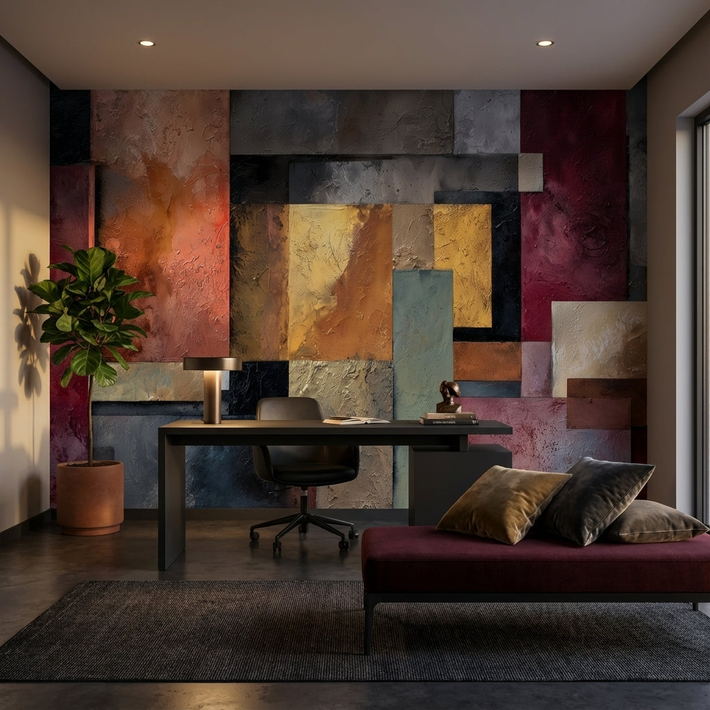 Abstract Wallpaper Geometric Removable Modern Wall Mural