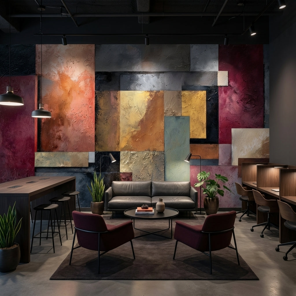 Abstract Wallpaper Geometric Removable Modern Wall Mural