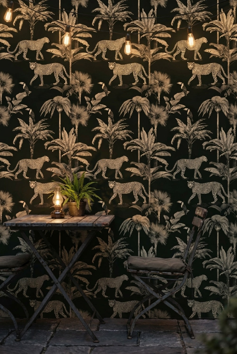 Tropical Jungle Wallpaper Leopard Removable Toucan Wall Mural