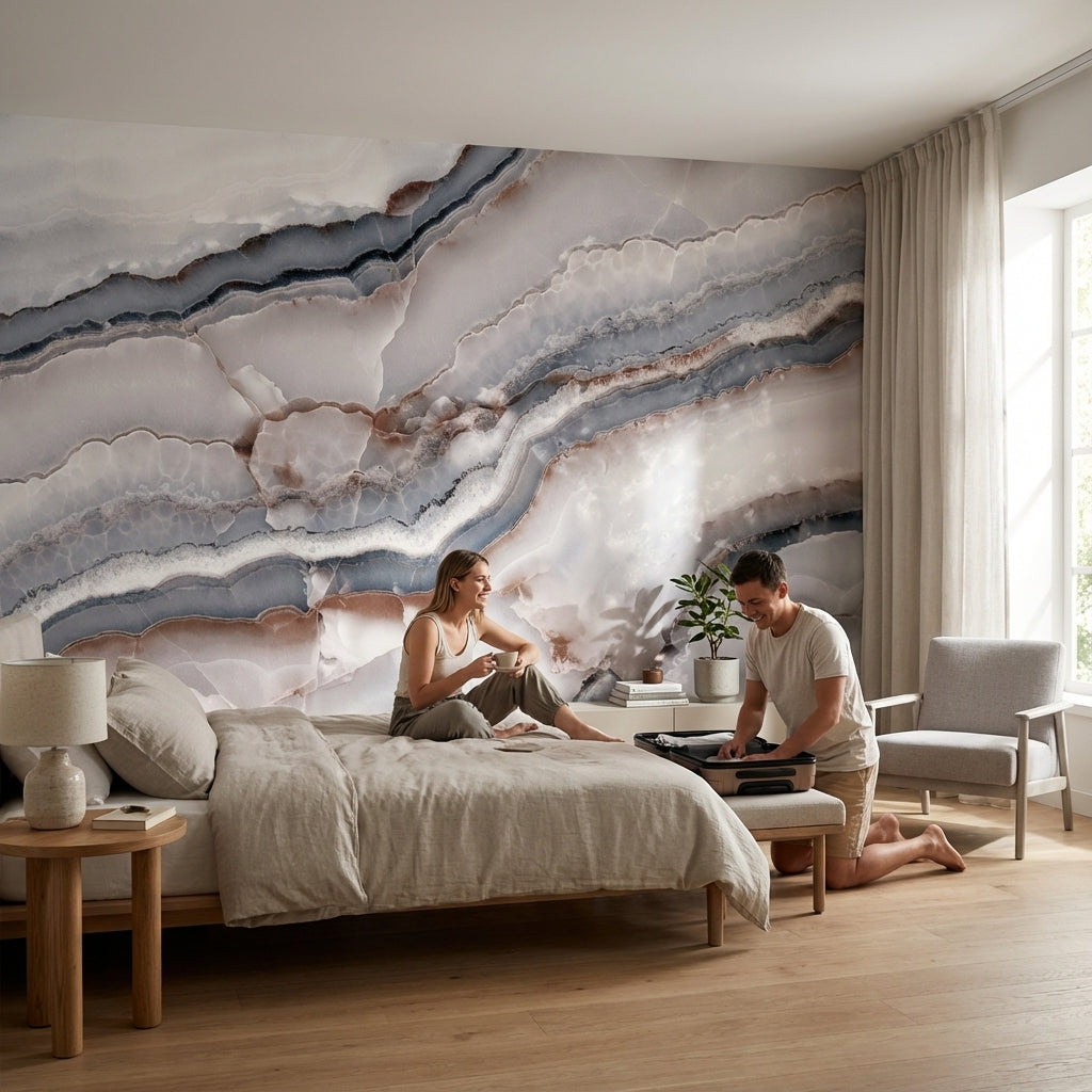 Marble Wallpaper Elegant Removable Stone Wall Mural