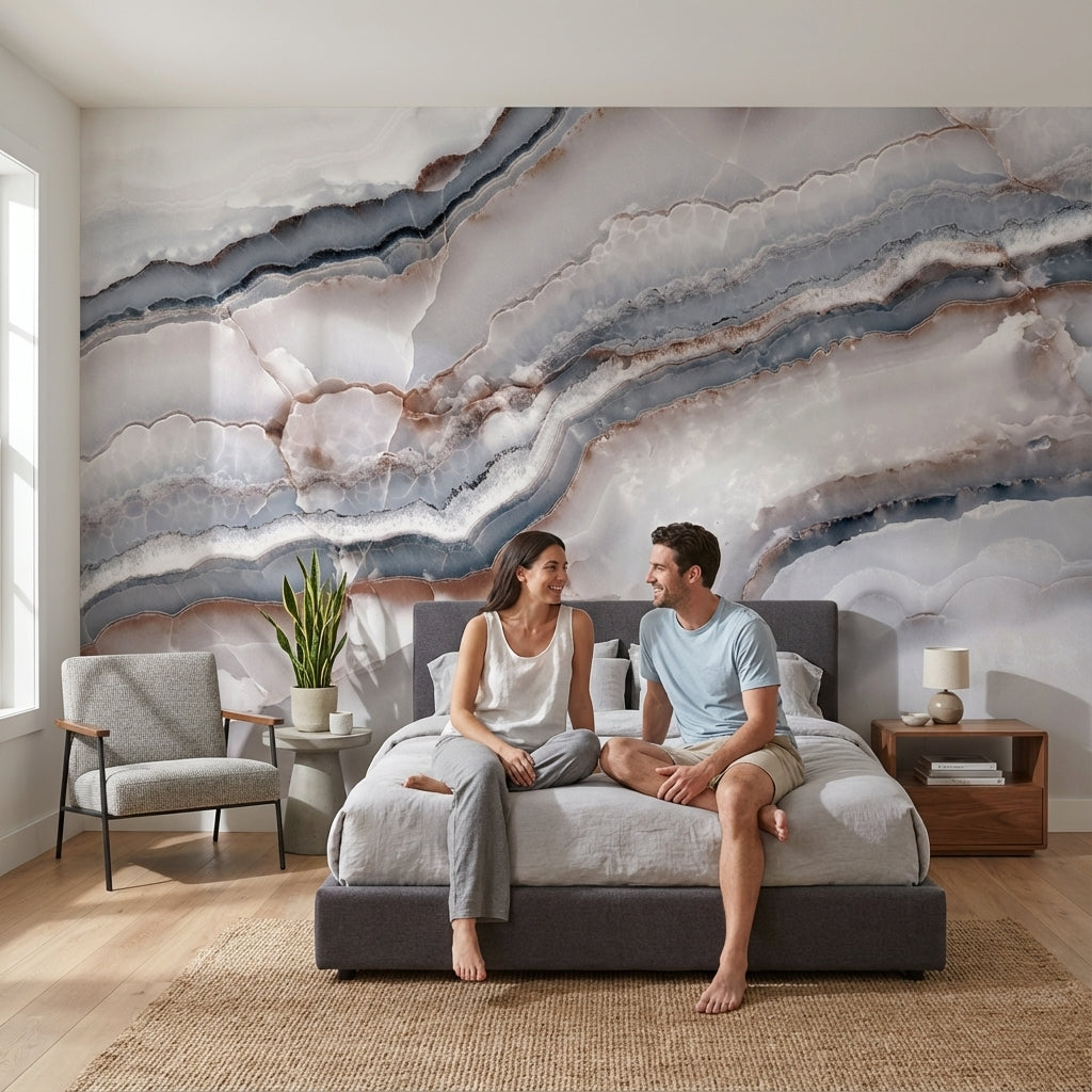 Marble Wallpaper Elegant Removable Stone Wall Mural