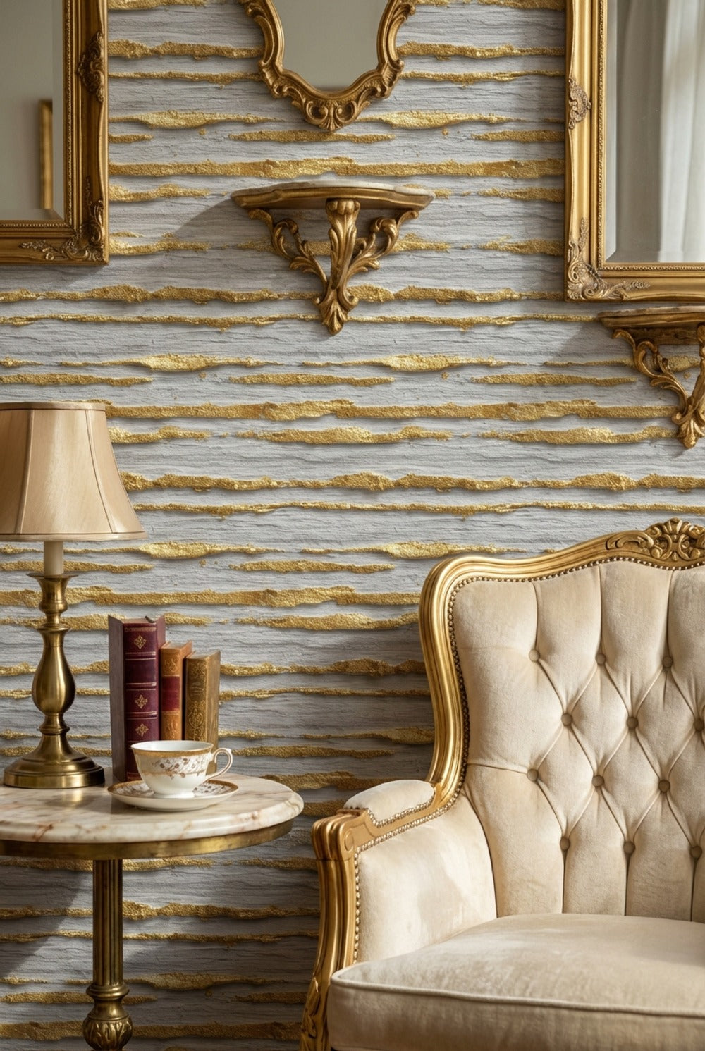White Background Wallpaper Elegant Removable Modern Wall Mural