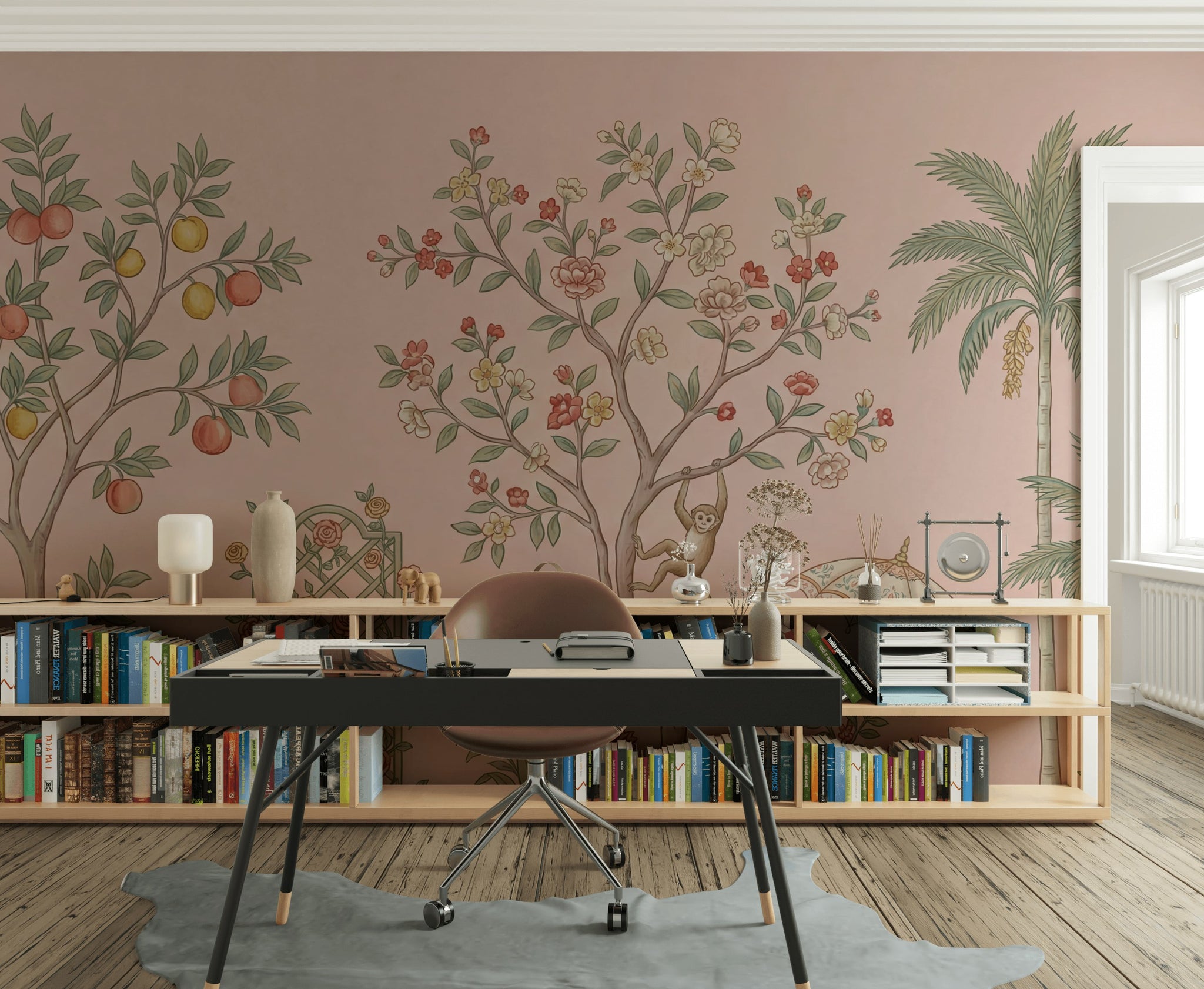 Vintage Wallpaper Tropical Jungle Wall Mural