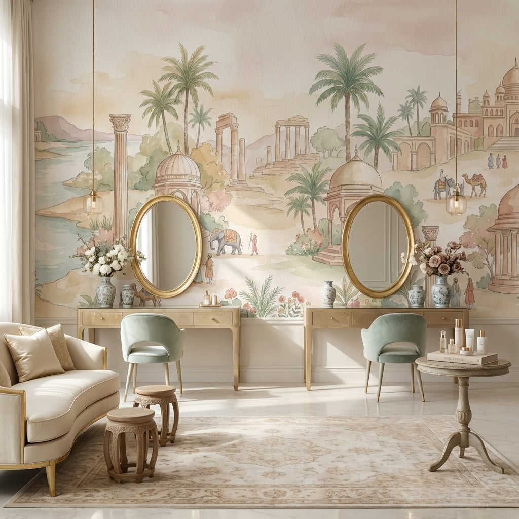 Ancient Landscape Wallpaper Cultural Architecture Wall Mural