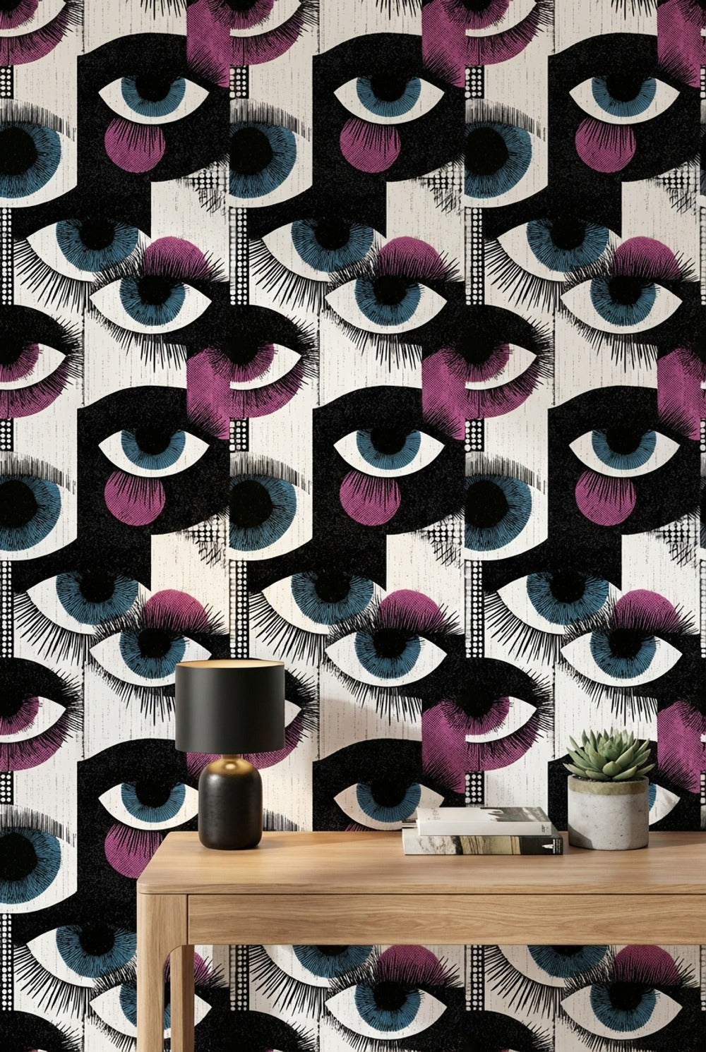 White Background Wallpaper Geometric Abstract Wall Mural