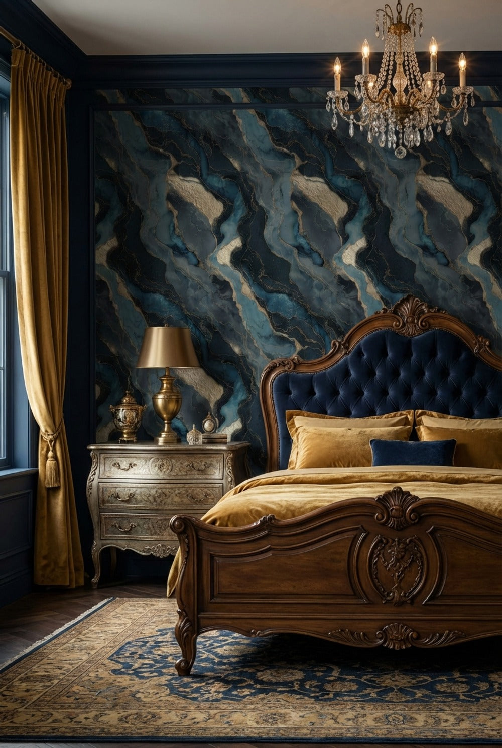 Modern Wallpaper Abstract Luxurious Decorative Mural