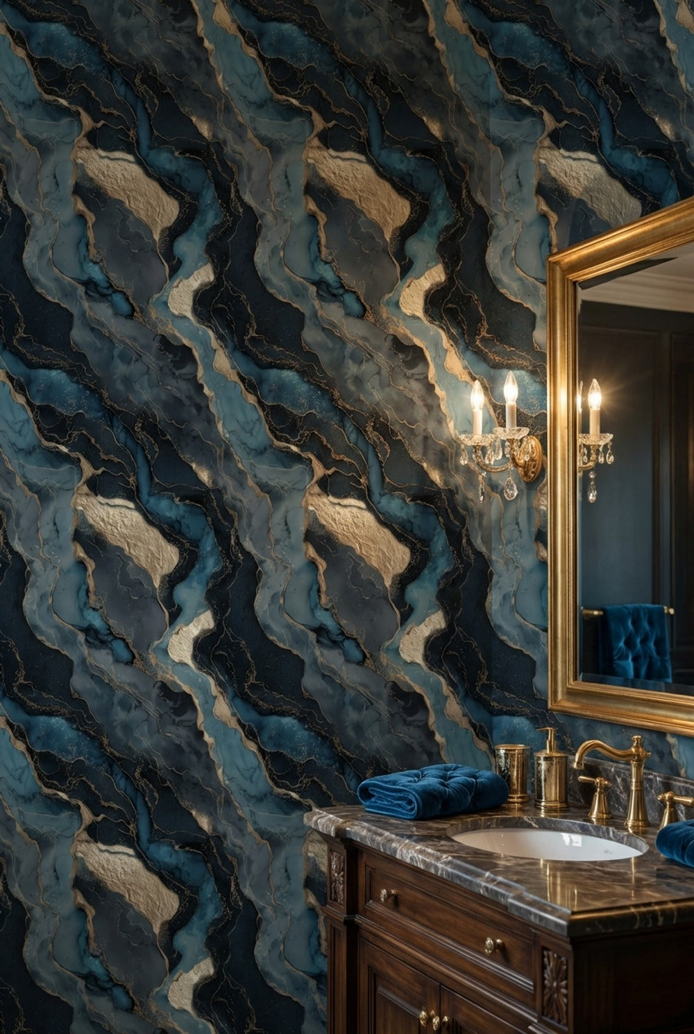 Modern Wallpaper Abstract Luxurious Decorative Mural