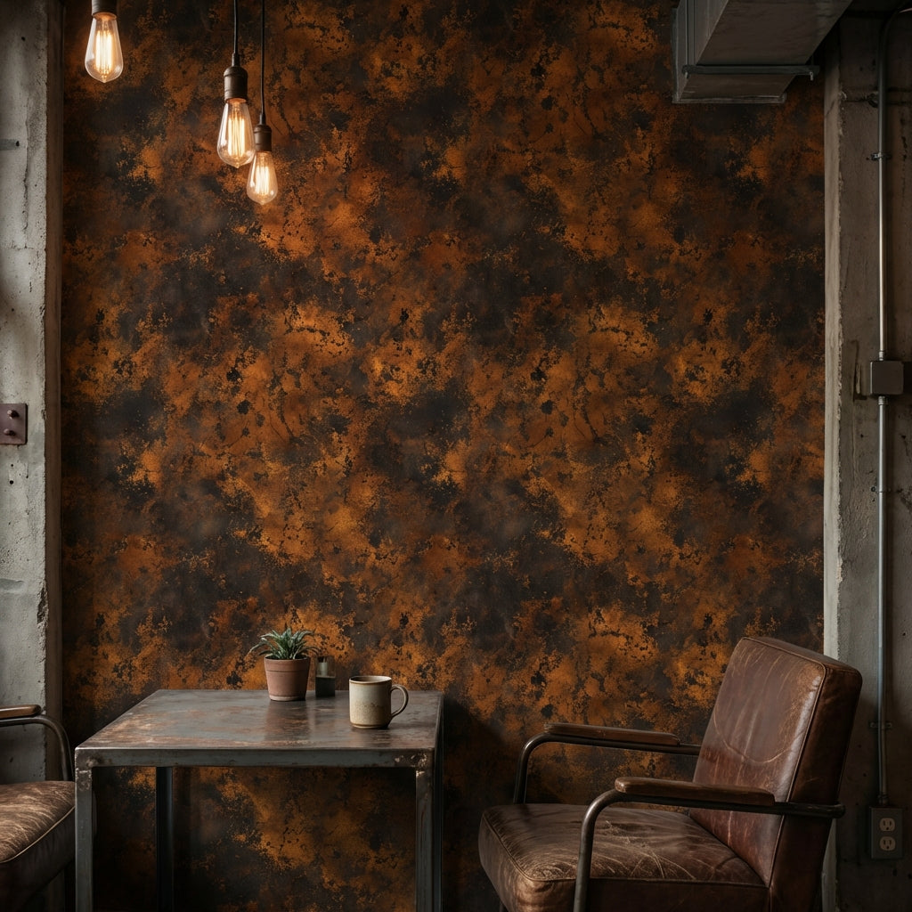 Abstract Pattern Wallpaper Industrial Textural Wall Mural