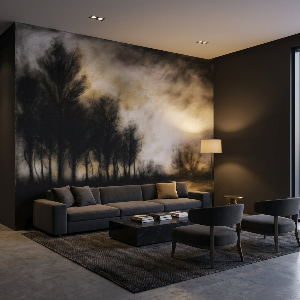 Cloudy Sky Wallpaper Nature Abstract Wall Decor