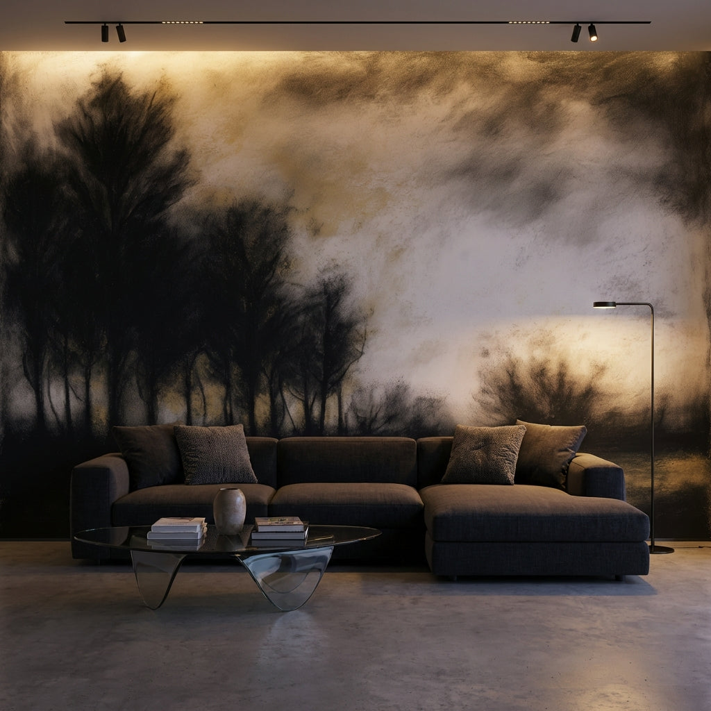 Cloudy Sky Wallpaper Nature Abstract Wall Decor