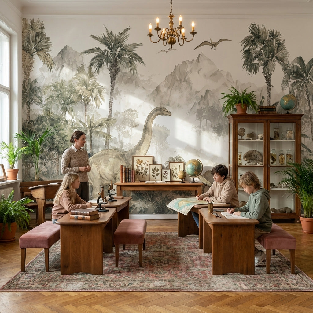 Dinosaurs Wallpaper Prehistoric Removable Nature Wall Mural