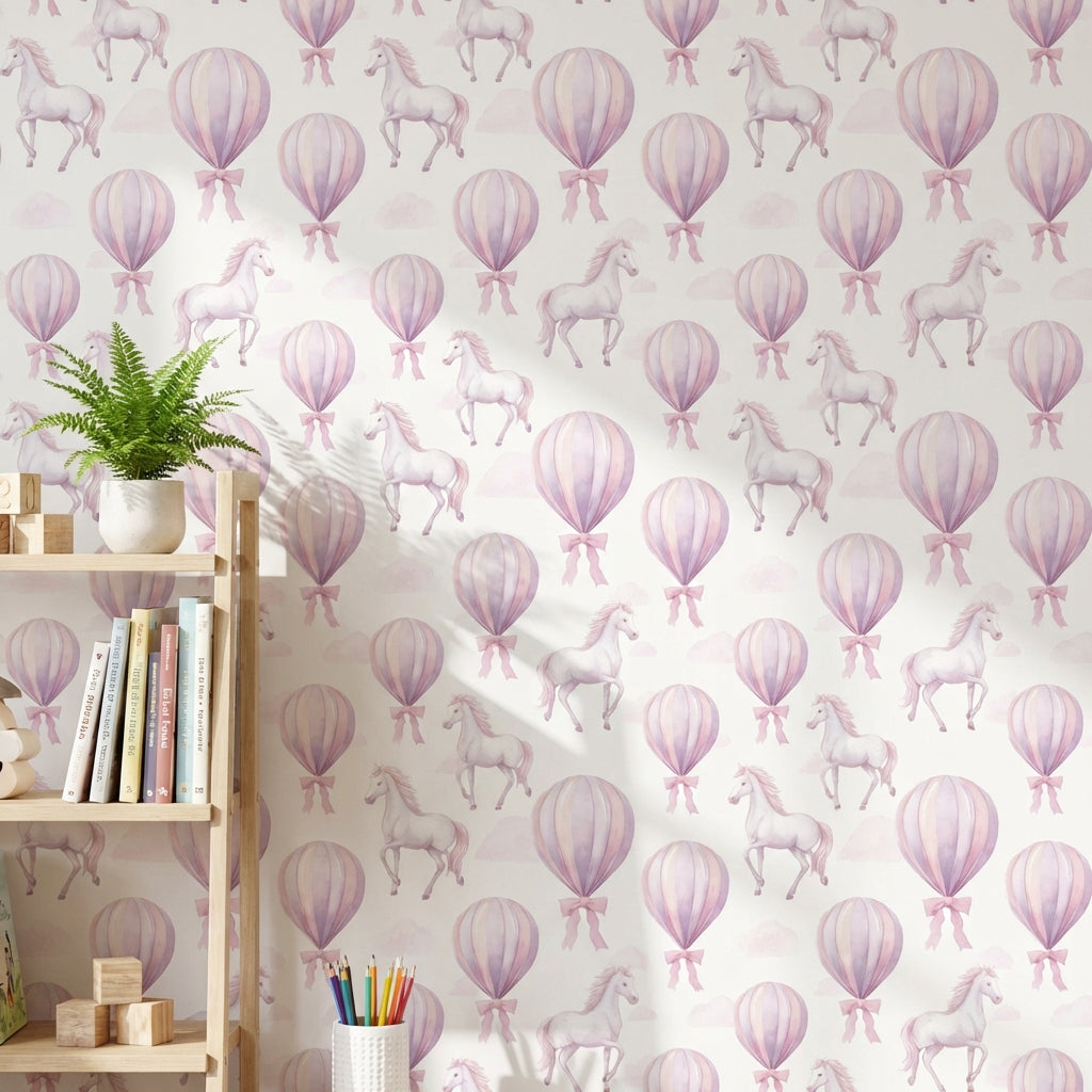 Whimsical Wallpaper Pastel Removable Fantasy Wall Double Roll