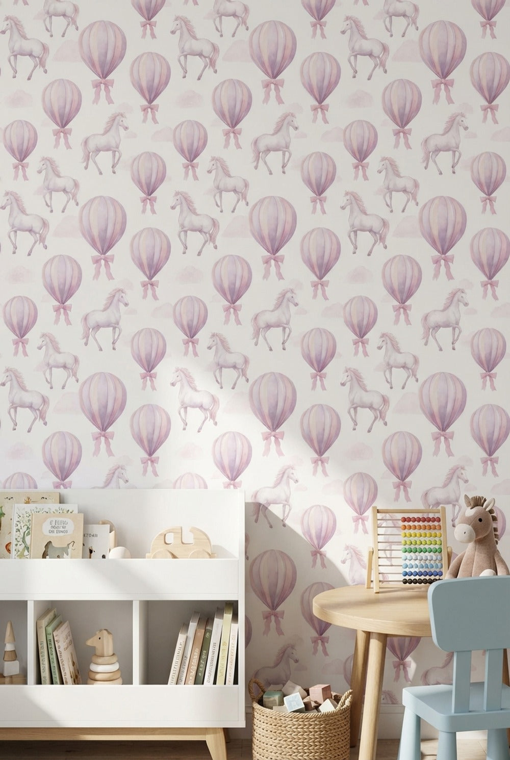 Whimsical Wallpaper Pastel Removable Fantasy Wall Double Roll