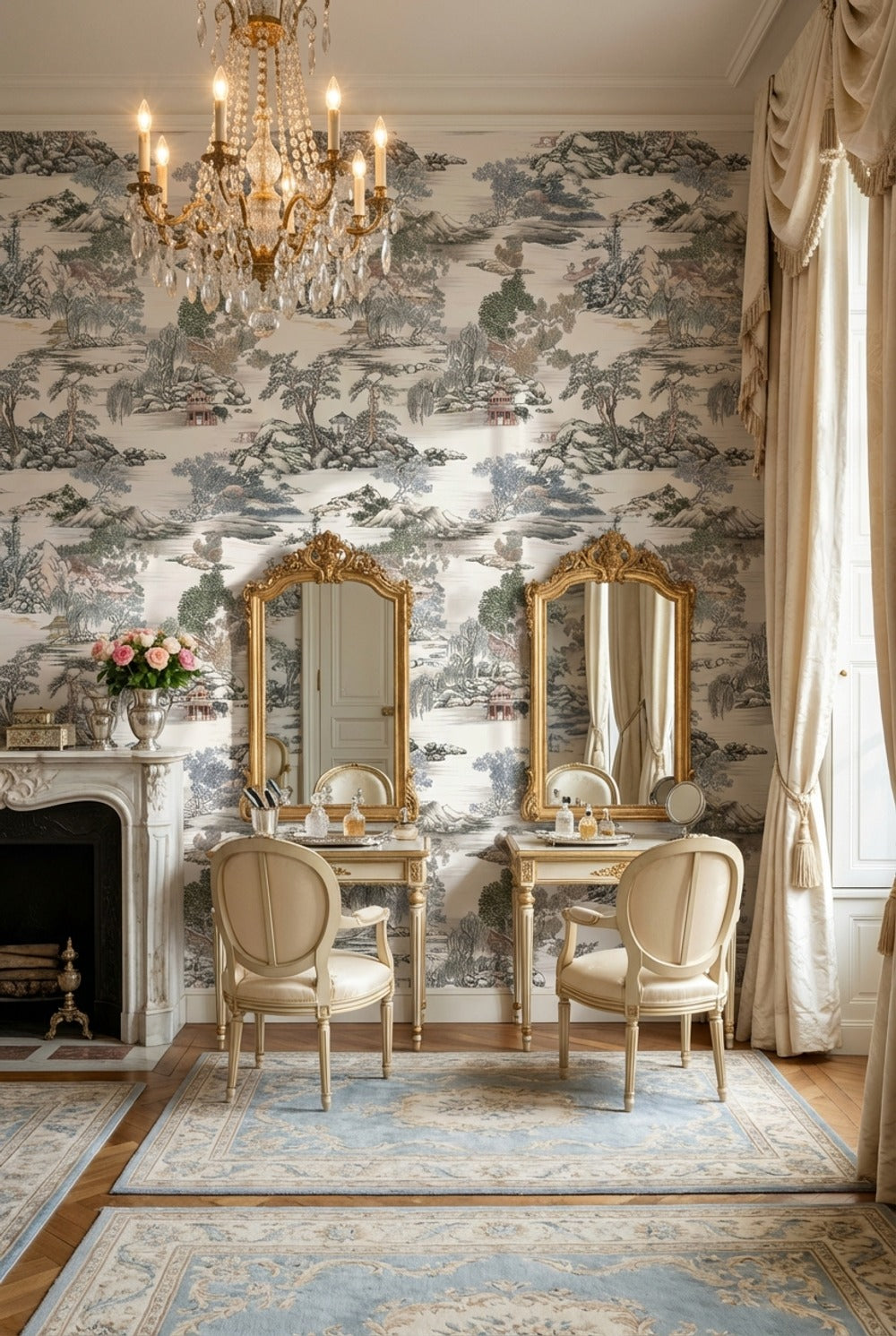 Oriental Landscape Wallpaper Scenic Nature Wall Mural