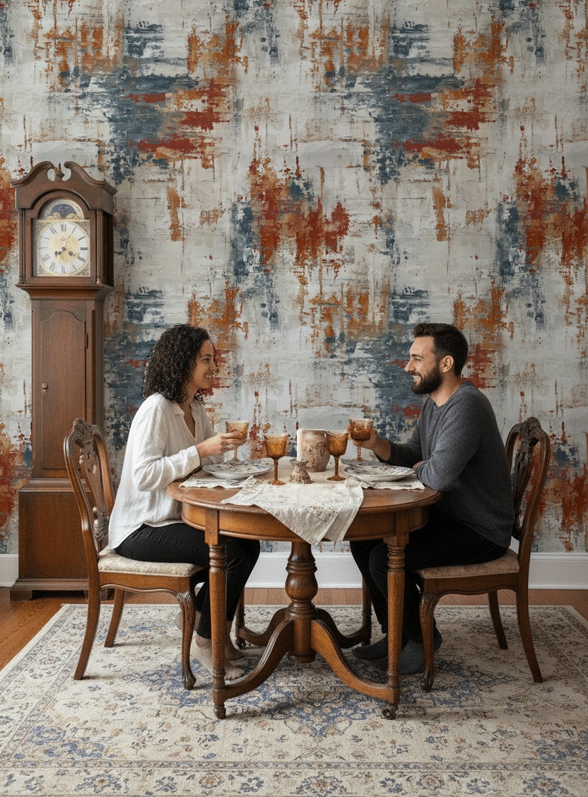Abstract Wallpaper Modern Textured Decorative Mural