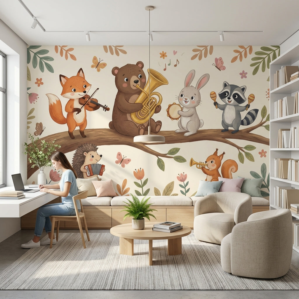 Animals Wallpaper Music Nature Wall Mural