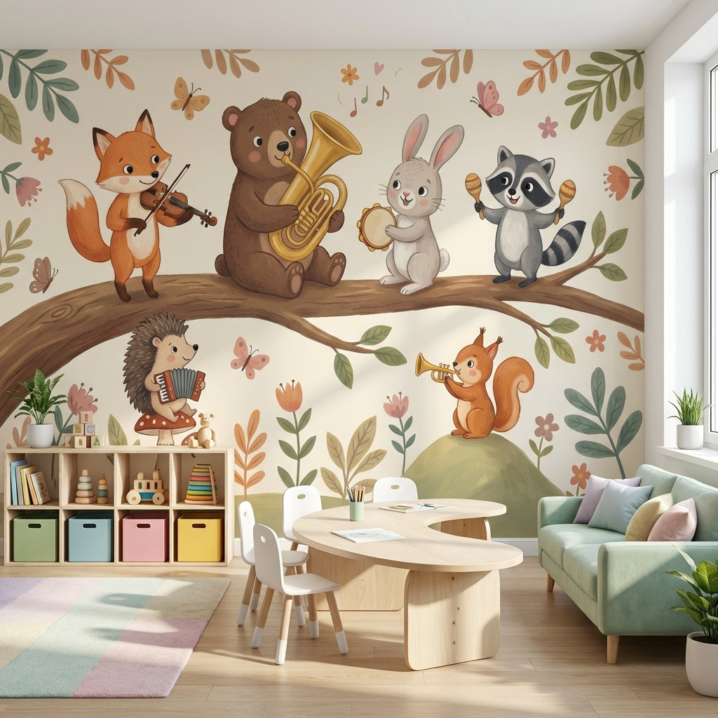 Animals Wallpaper Music Nature Wall Mural