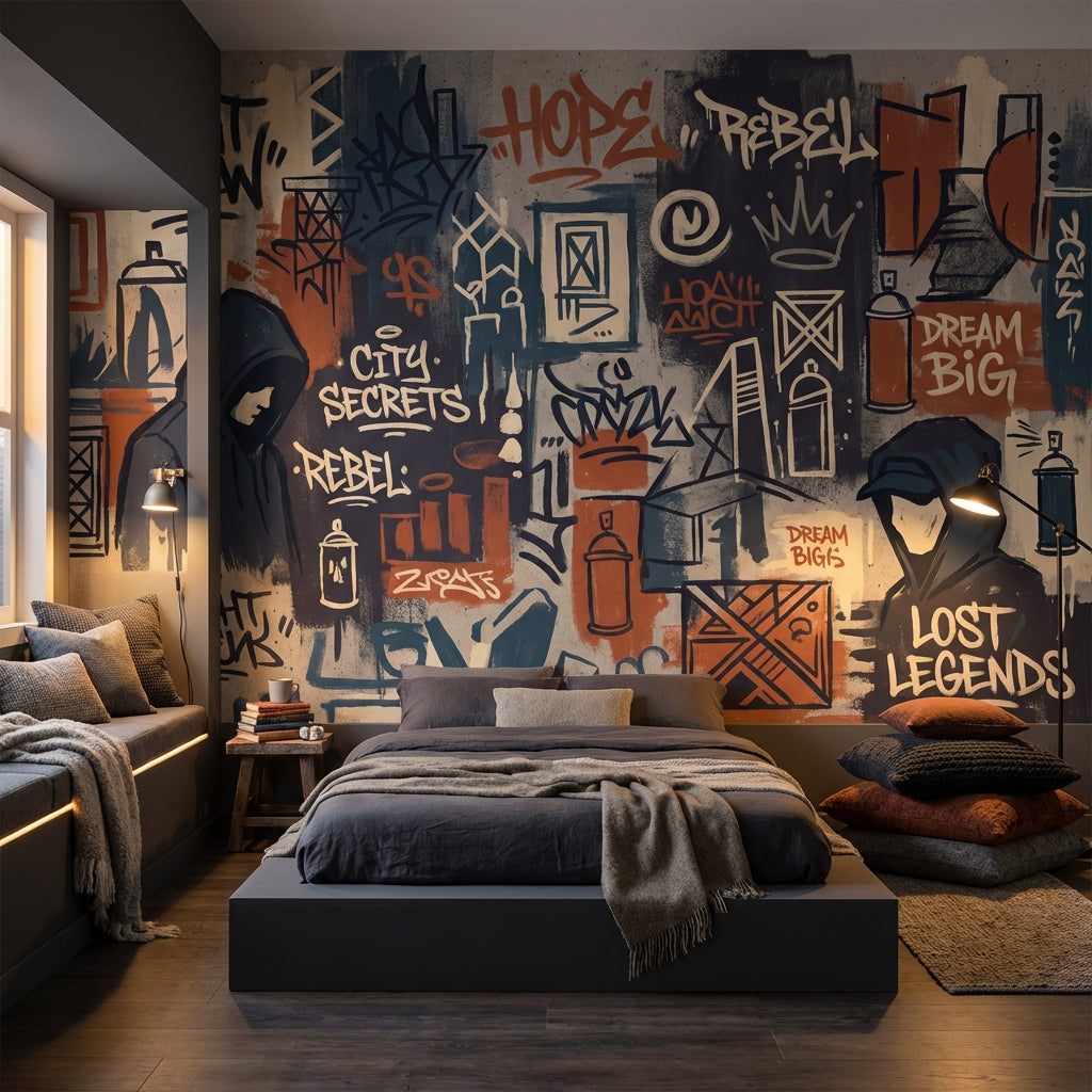 Street Art Wallpaper Graffiti Urban Wall Mural