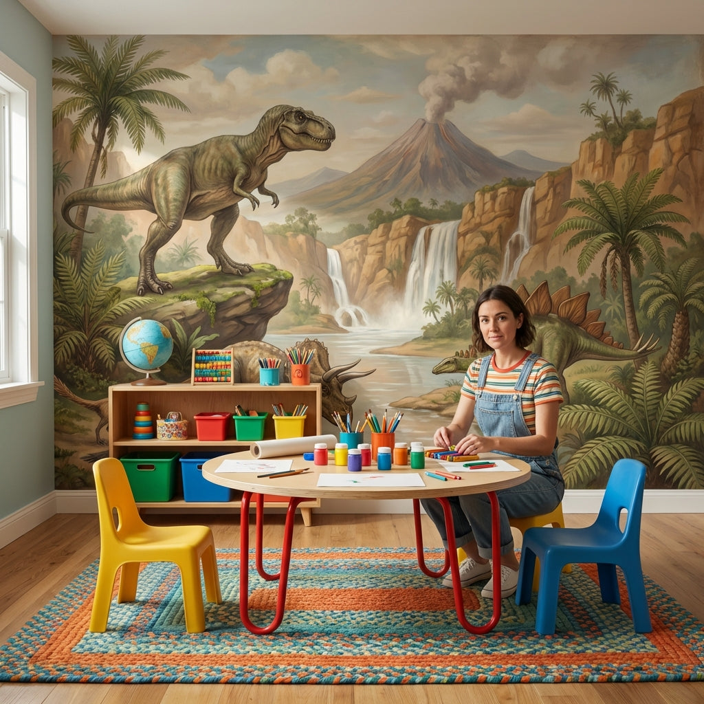 Dinosaurs Wallpaper Prehistoric Nature Wall Mural