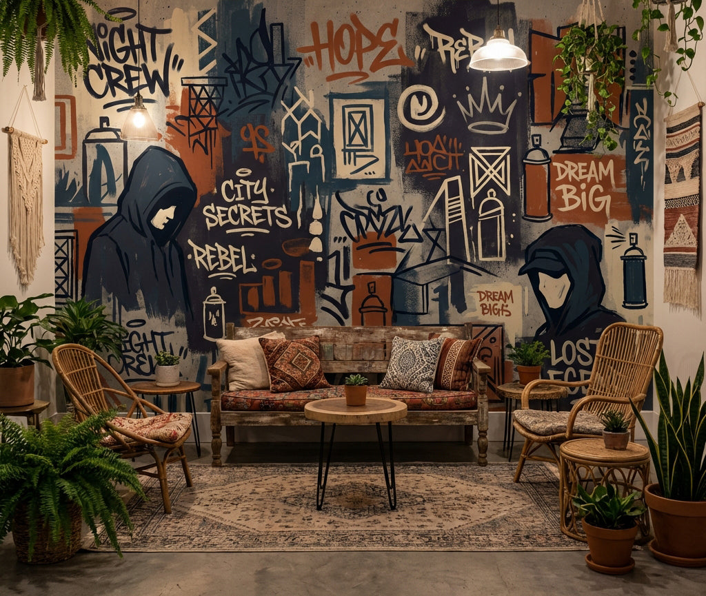 Street Art Wallpaper Graffiti Urban Wall Mural