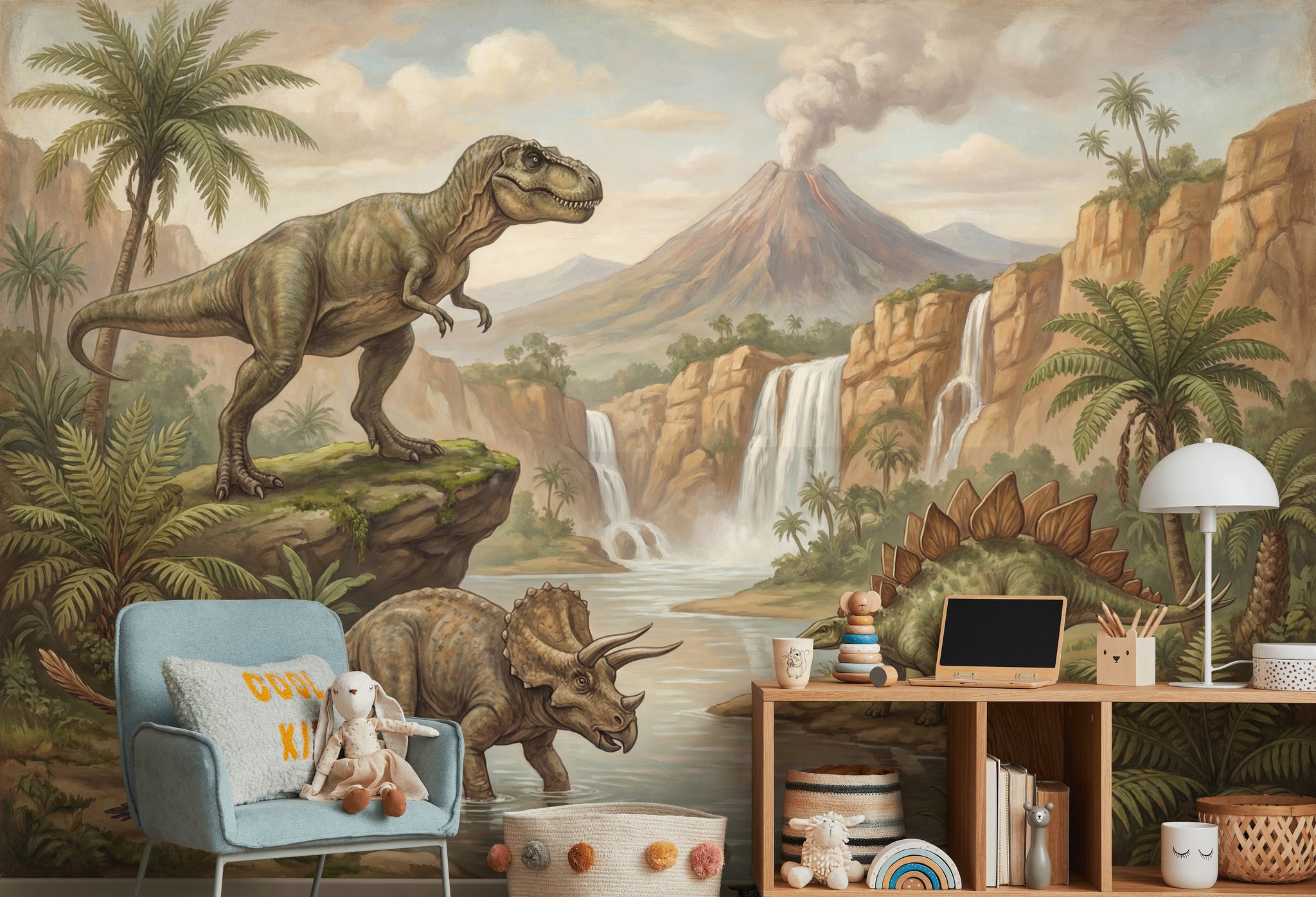 Dinosaurs Wallpaper Prehistoric Nature Wall Mural