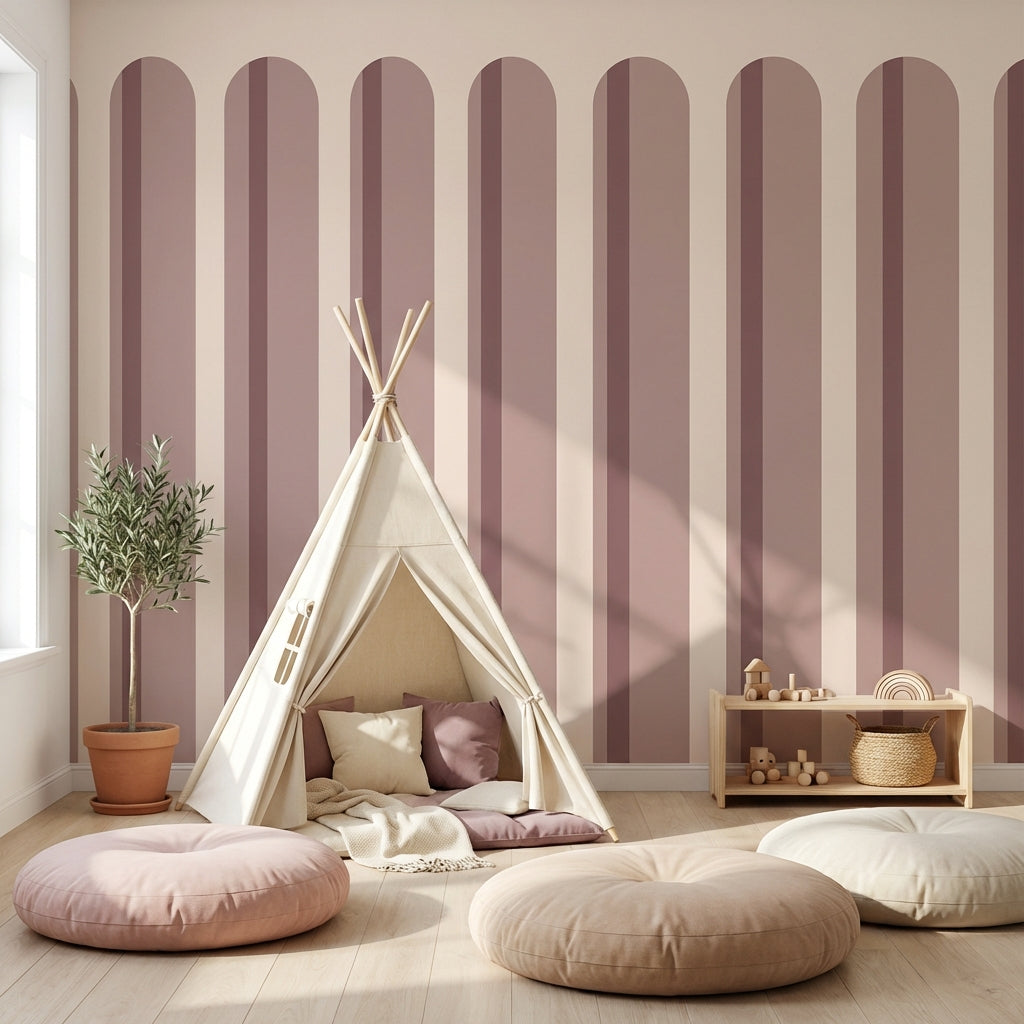Art Deco Arches Wallpaper Deco Arch Geometric Arch Wall Mural