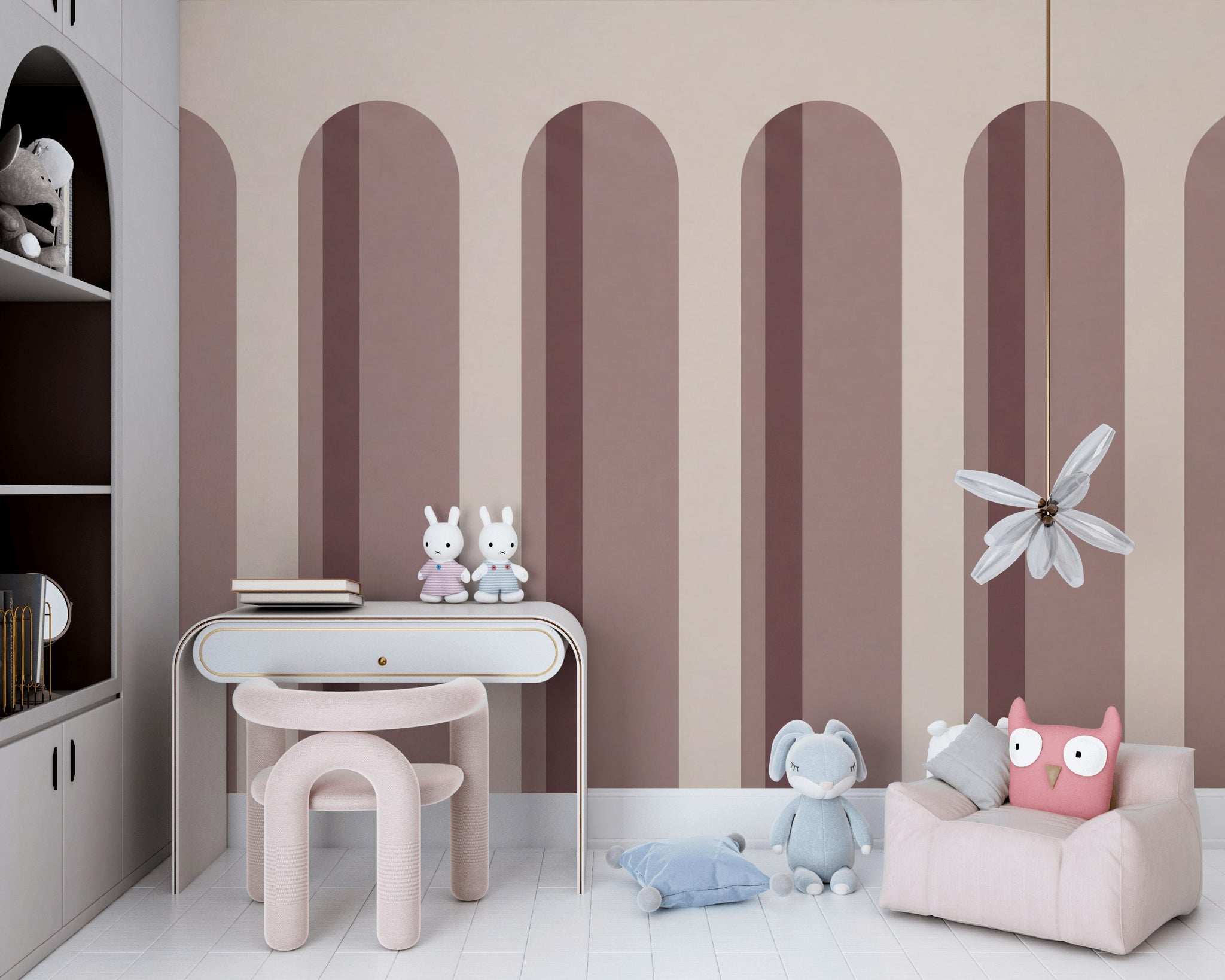 Art Deco Arches Wallpaper Deco Arch Geometric Arch Wall Mural