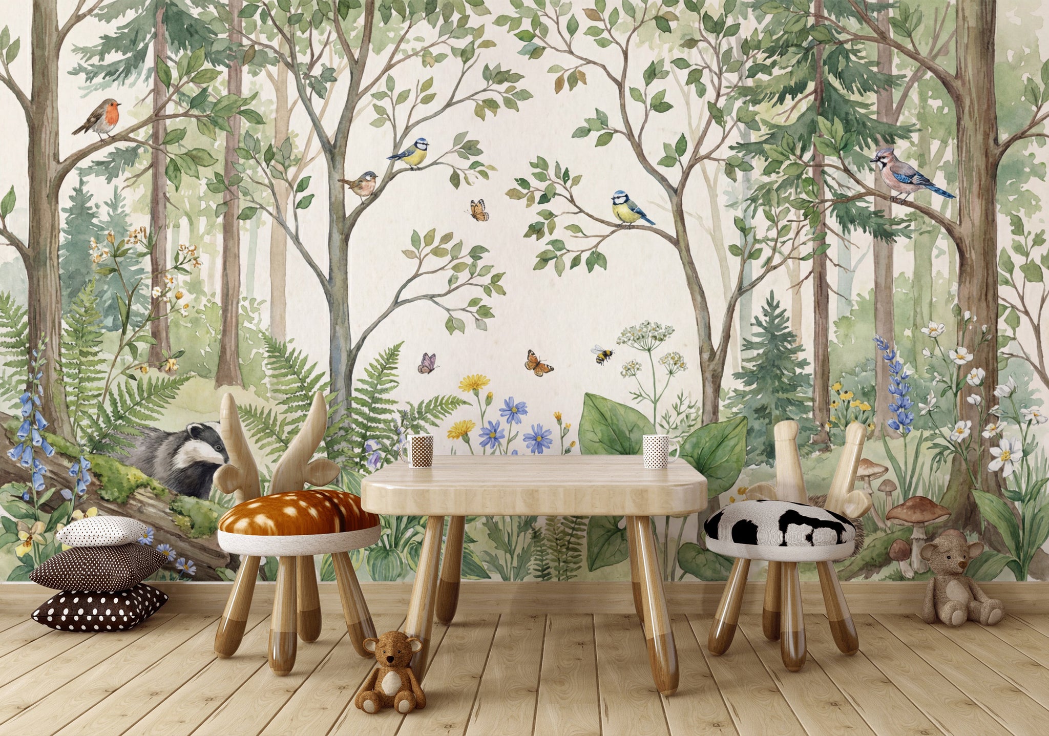 Meadow Flowers Wallpaper Wildflower Meadow Botanical Wall Mural