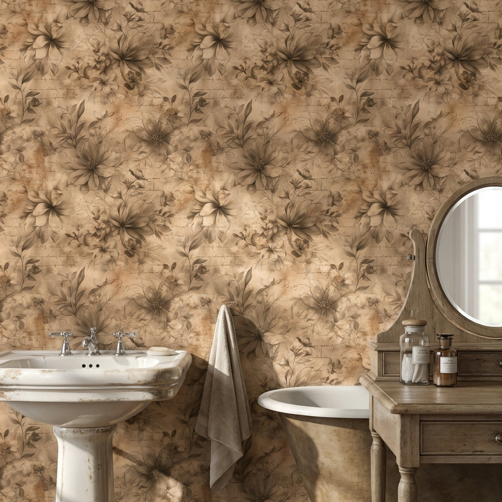 Paper Texture Wallpaper Aged Paper Parchment Decorative Mural