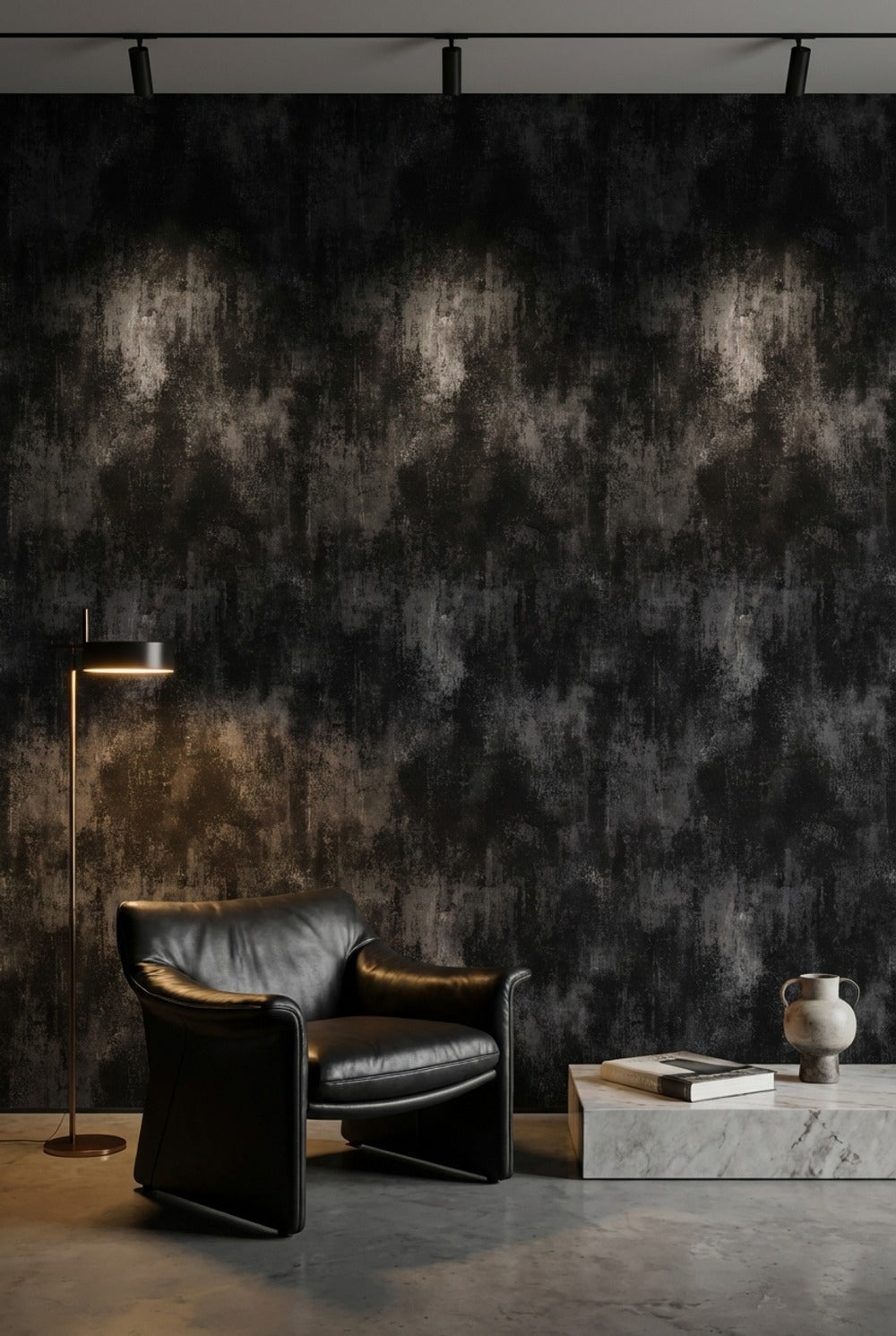 Grunge Texture Wallpaper Distressed Concrete Industrial Decorative Mural