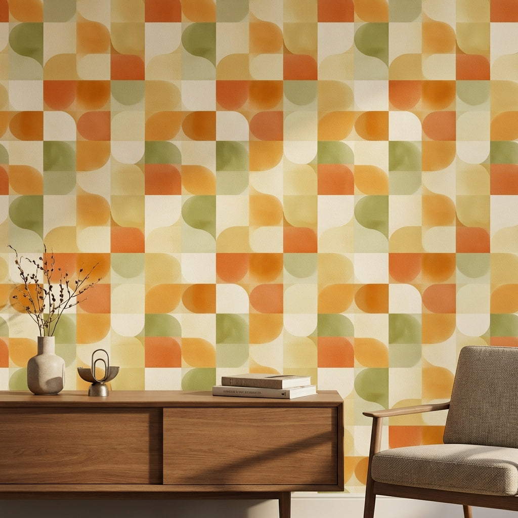 Mid Century Modern Wallpaper Mid Century Modern Mid Century Modern Decorative Mural
