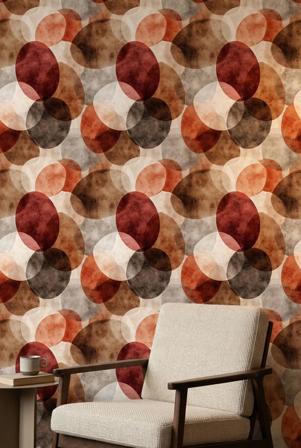 Mid-Century Modern Wallpaper Retro Modern Decorative Mural