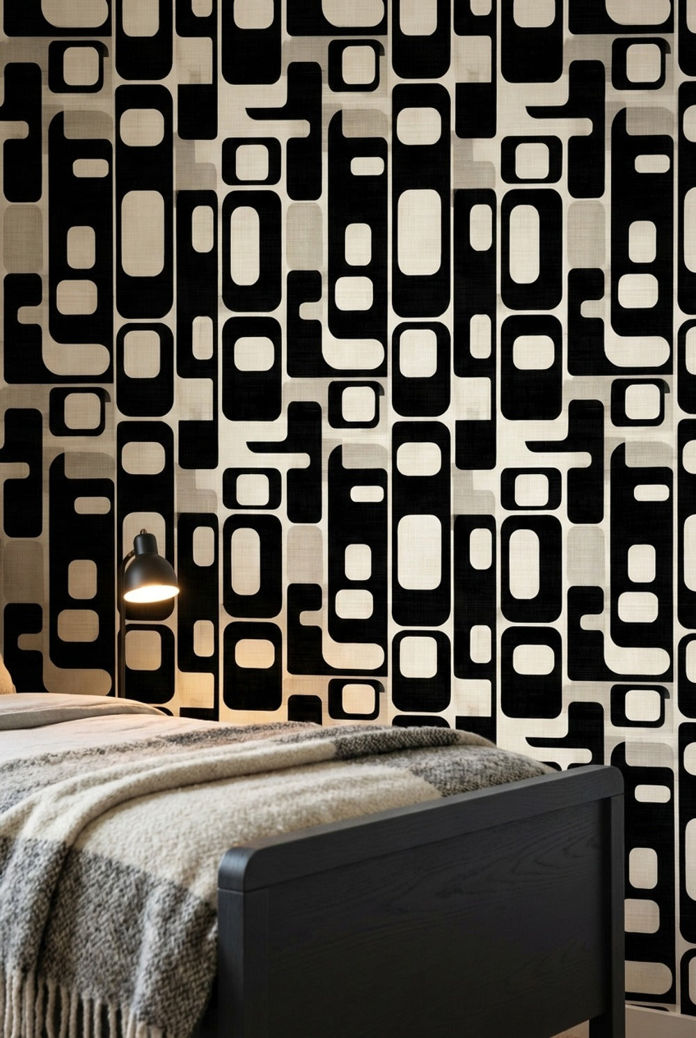 Mid Century Modern Wallpaper Geometric Modern Decorative Mural