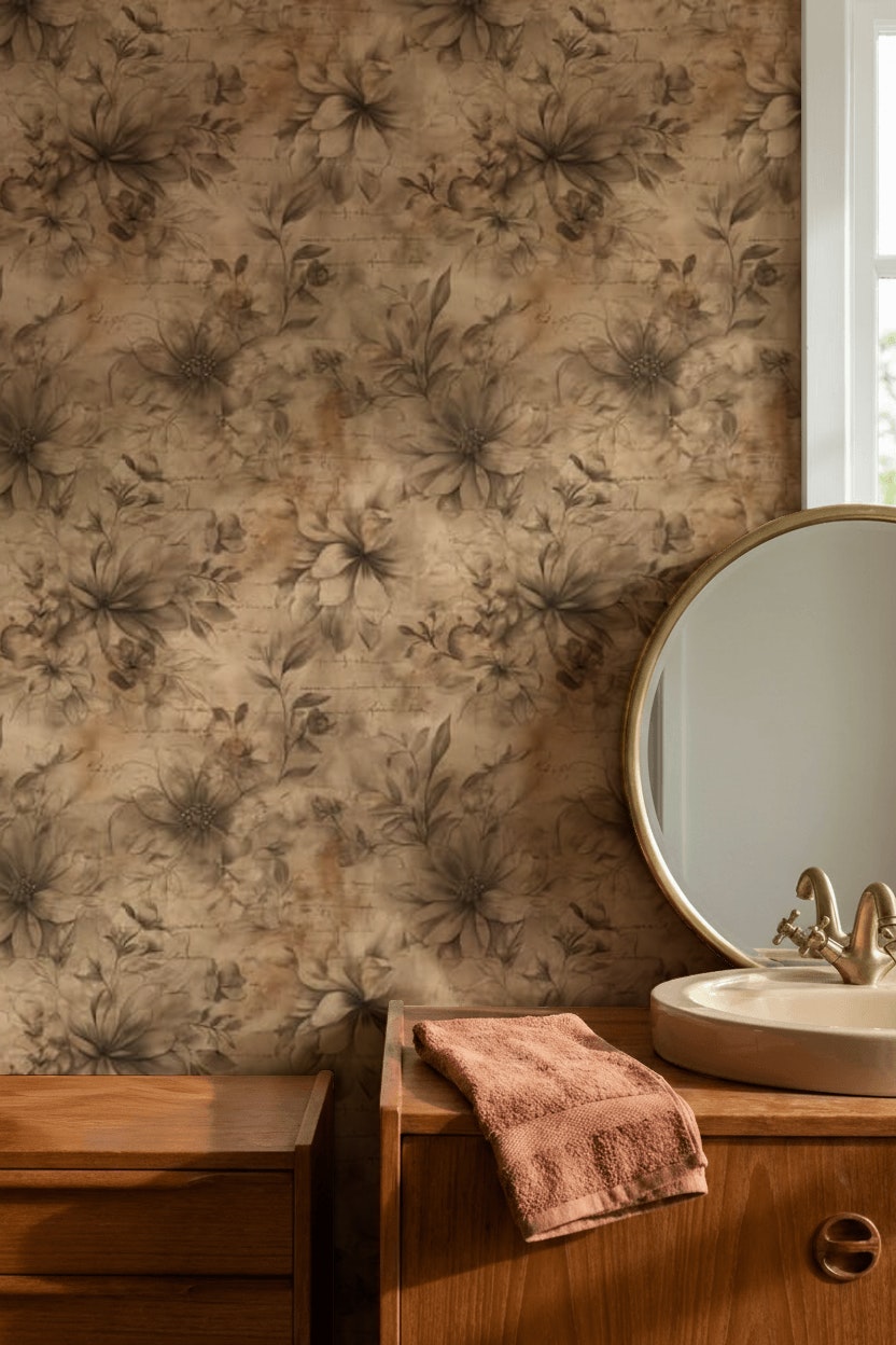 Paper Texture Wallpaper Aged Paper Parchment Decorative Mural