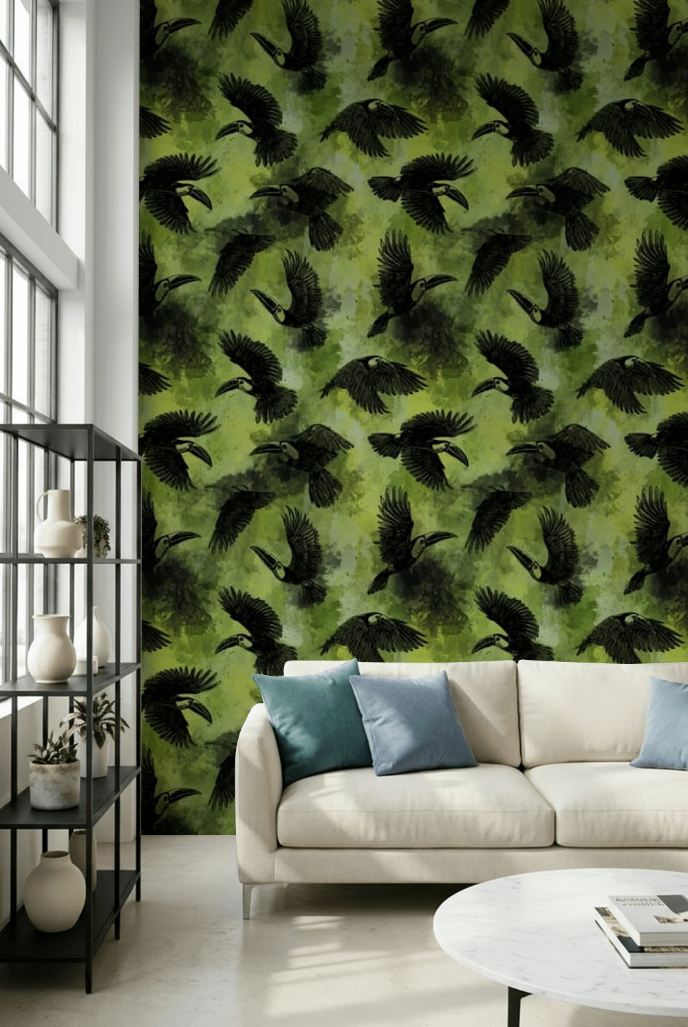 Tropical Birds Wallpaper Toucan Birds Exotic Birds Decorative Mural