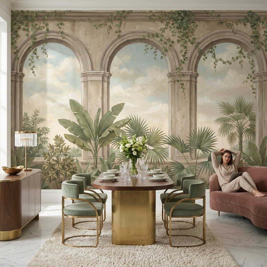 Cloudy Sky Wallpaper Overcast Stormy Removable Wall Decor