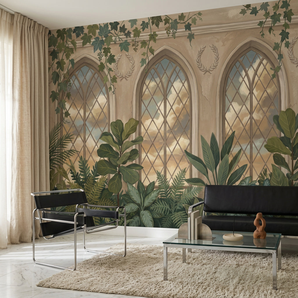 Cloudy Sky Wallpaper Indoor Garden Removable Wall Decor