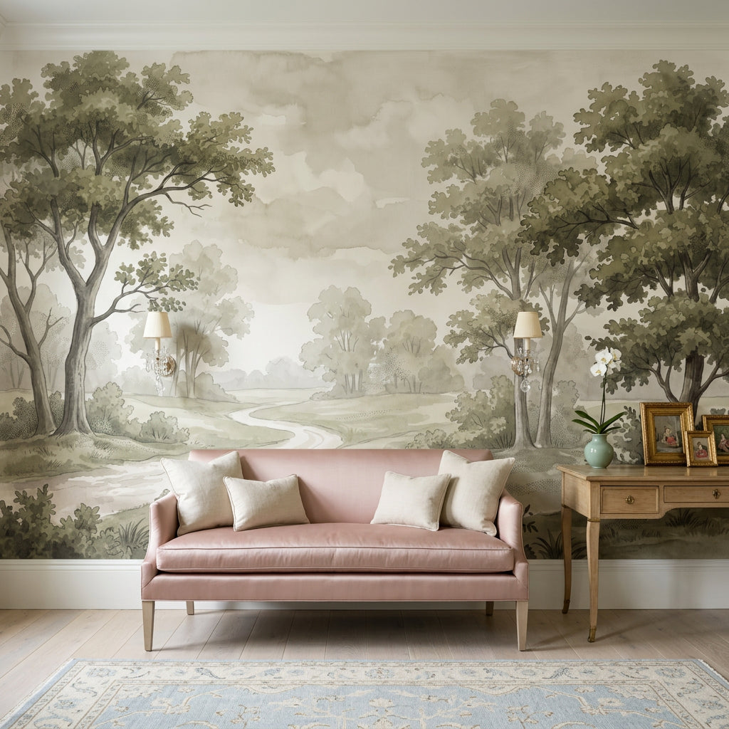 Cloudy Sky Wallpaper Overcast Gray Removable Wall Decor