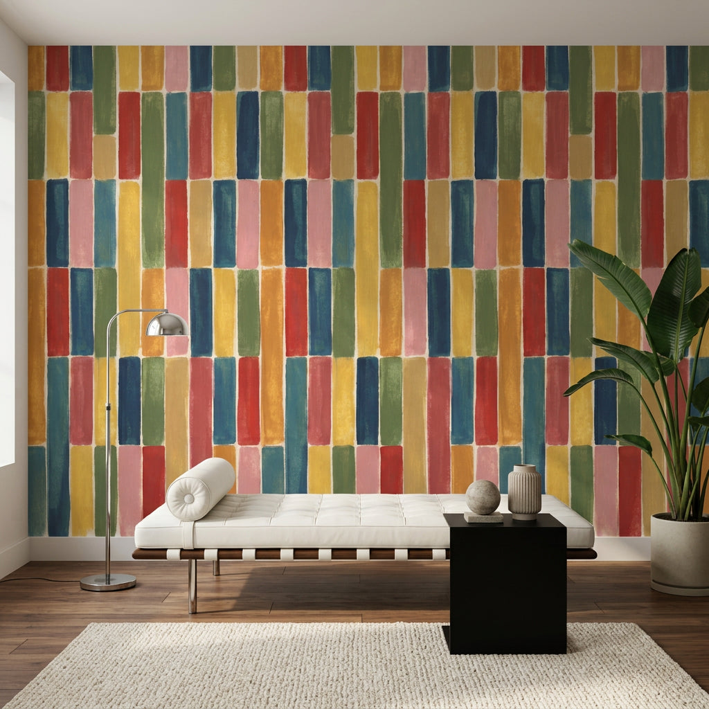 Mid Century Modern Wallpaper Mid Century Modern Removable Mid Century Modern Wall Decor