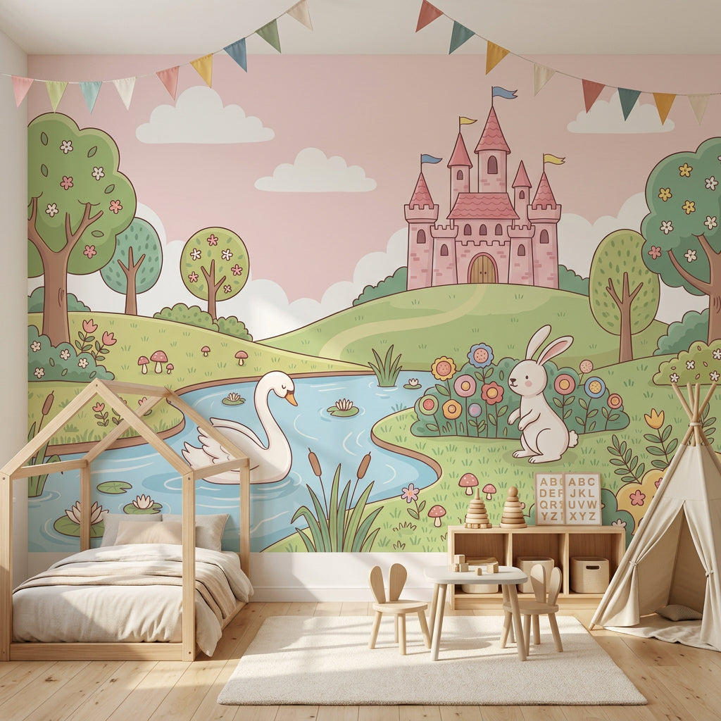 Meadow Flowers Wallpaper Wildflower Field Floral Garden Wall Mural