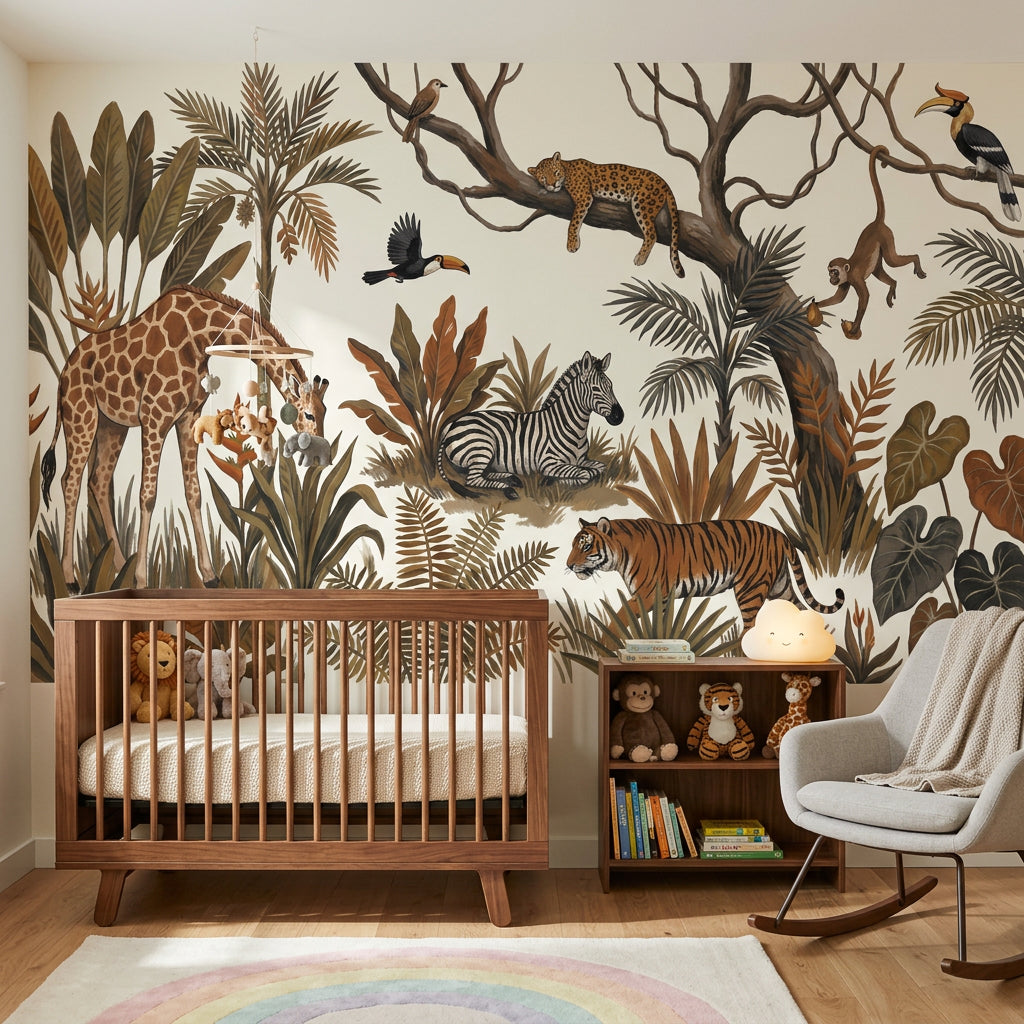 White Background Wallpaper Neutral Minimal Wall Mural